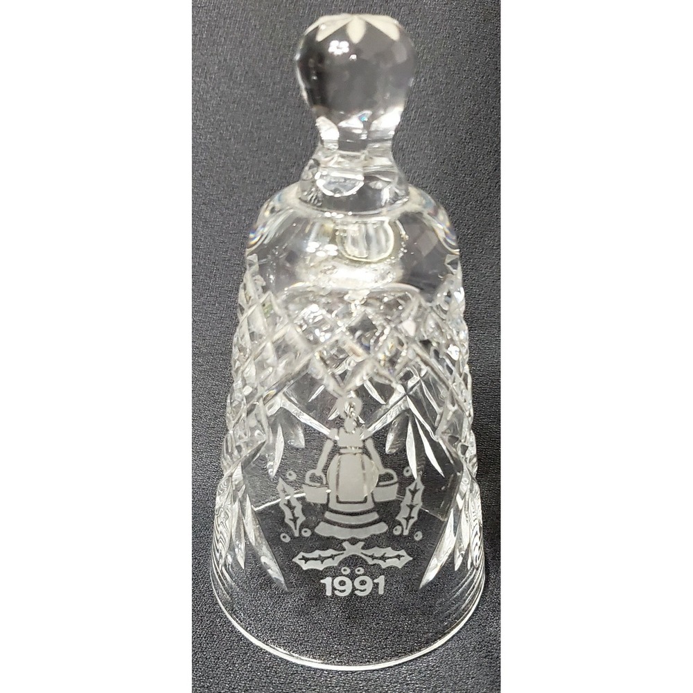 Waterford Crystal Bell Songs Of Christmas Collection 1991 - 8 Maids A Milking